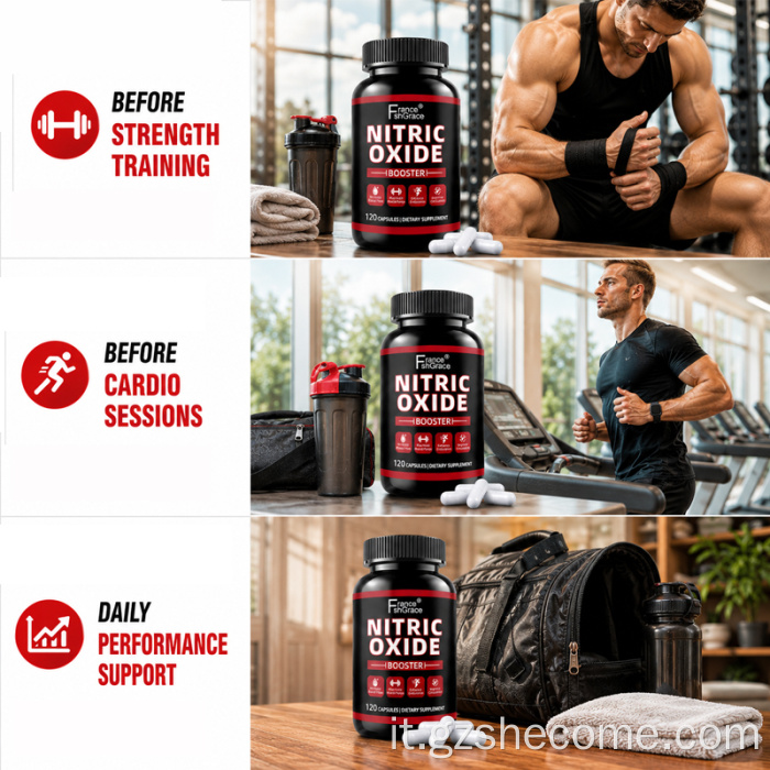 Shecome Nitric Oxide Booster Capsule Supporto muscolare